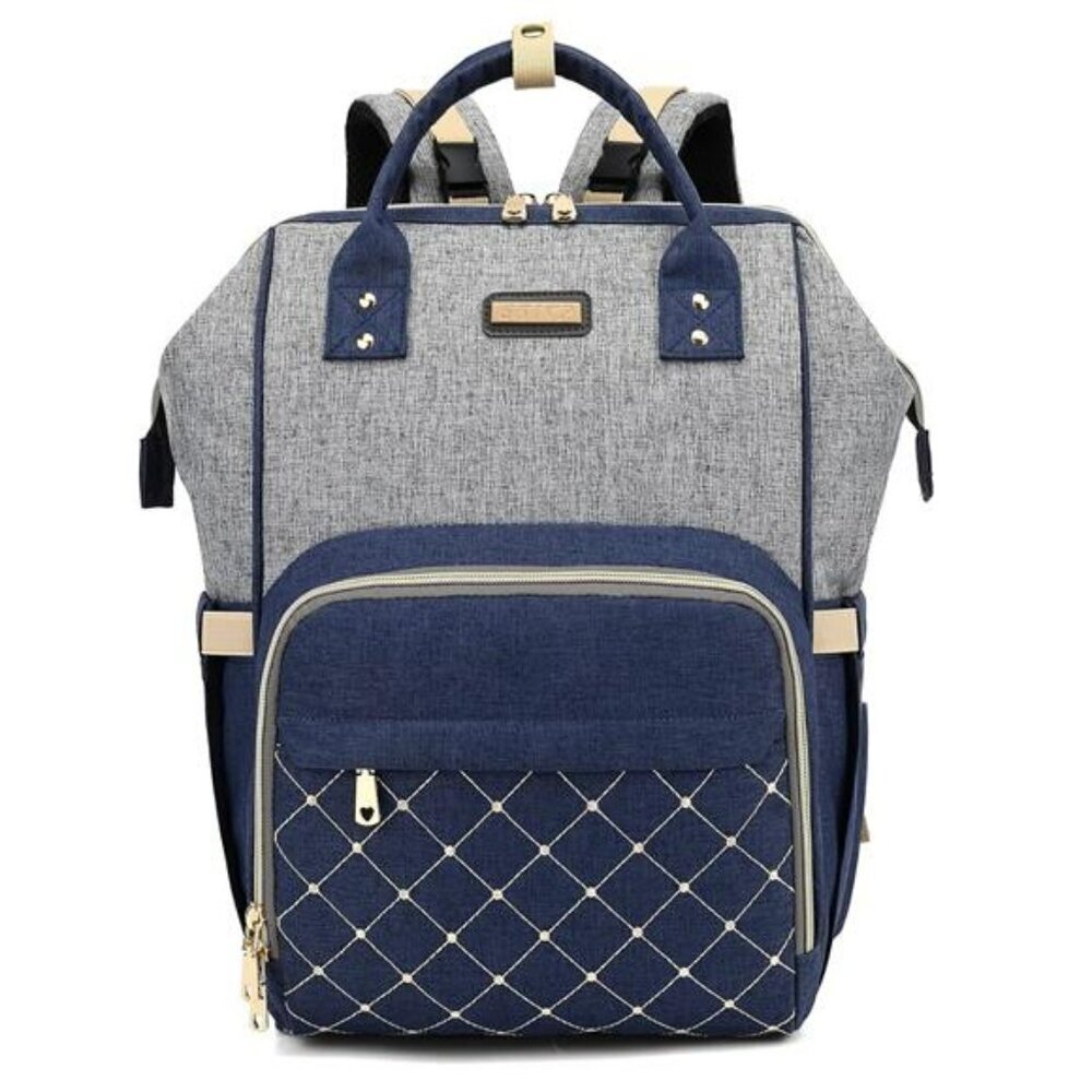 Diaper Bag Backpack Waterproof Baby Bag with Insulated Pockets Stroller Straps